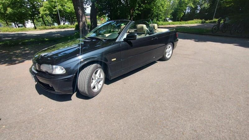 Schwarz Gebraucht 2001 BMW 325 Cabriolet Cabrio | 6.999 € (Guter Preis) - Bild 1/4