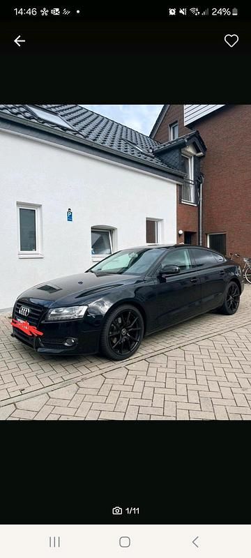 Gebraucht Audi A5 Sportback 143 PS (105 kW) 2011 Schwarz Kleinwagen