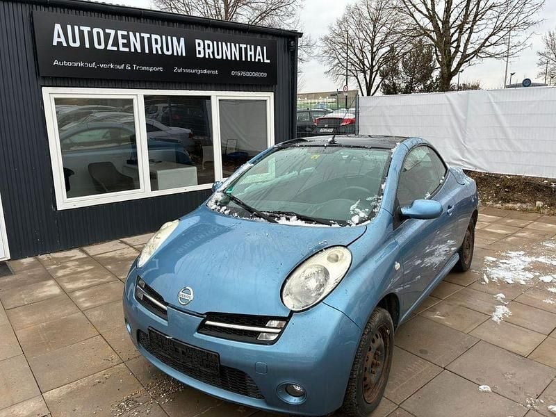 Blau Gebraucht 2006 Nissan Micra C+C Basis Cabrio | 590 € (Superpreis) - Bild 1/4