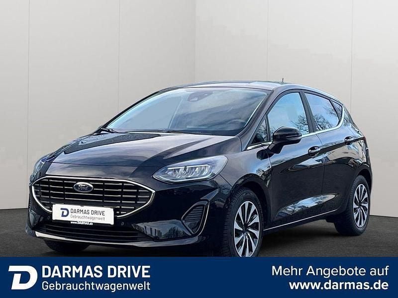 Obsidianschwarz metallic Gebraucht 2022 Ford Fiesta Titanium X Kleinwagen | 17.990 € (Superpreis) - Bild 1/4