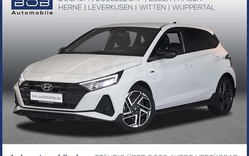 Weiß Gebraucht 2024 Hyundai i20 N Line Limousine | 23.410 € (Teuer) - Bild 1/4