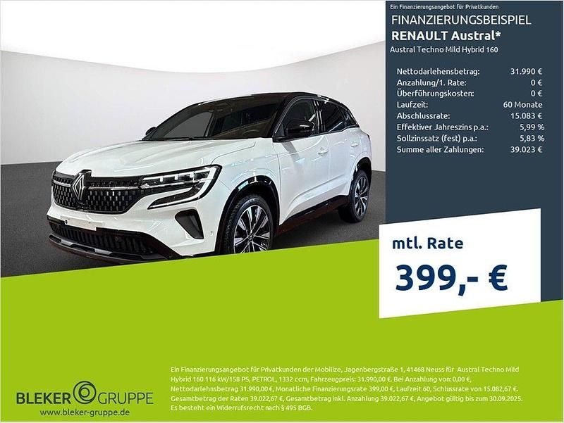Weiß Gebraucht 2023 Renault Austral Techno SUV | 31.380 € (Fairer Preis) - Bild 1/3