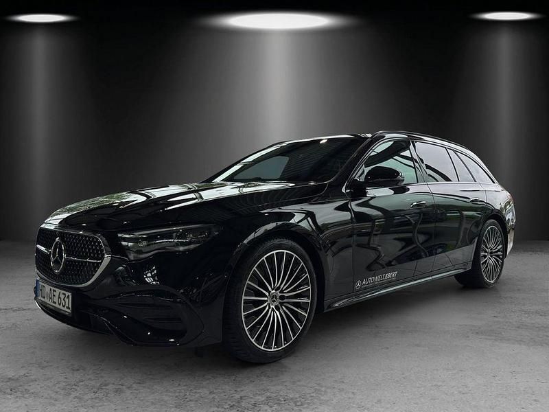 lack obsidianschwarz Gebraucht 2025 Mercedes E220 AMG Limousine | 75.880 € - Bild 1/4