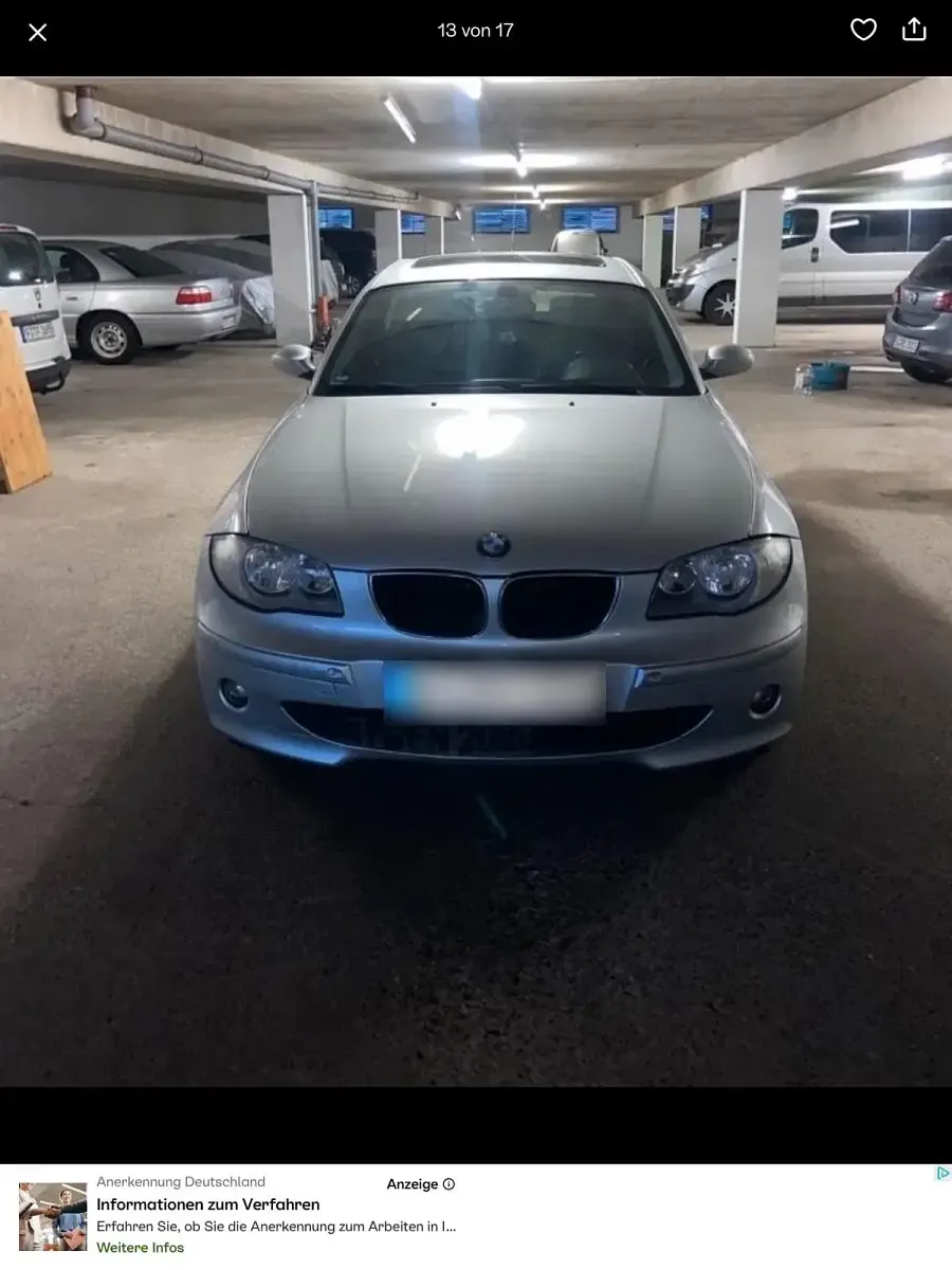 Gebraucht BMW 116 2004 Silber Kleinwagen