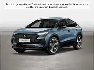 Gebraucht Audi Q4 e-tron 219 kW (299 PS) 2023 Blau (geysirblau) SUV