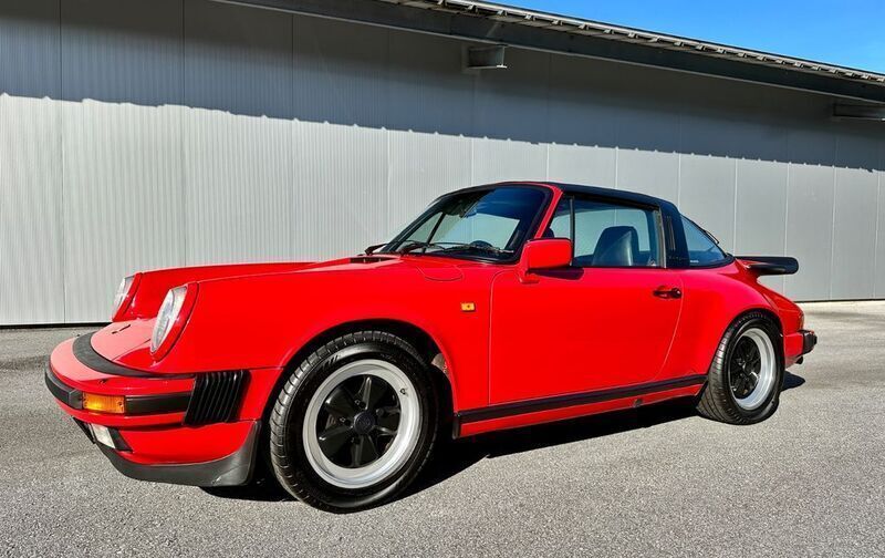 Indischrot Gebraucht 1988 Porsche 911 Carrera Cabriolet Cabrio | 78.800 € - Bild 1/4