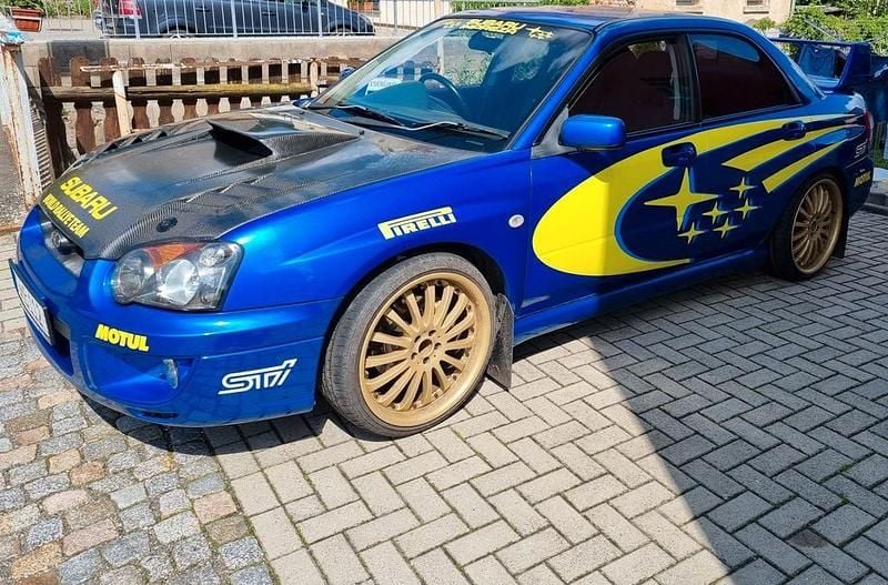 Blau Gebraucht 2004 Subaru Impreza Limousine | 18.000 € (Fairer Preis) - Bild 1/4
