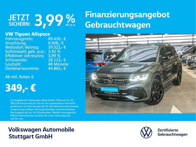 Grau Gebraucht 2023 VW Tiguan R-line SUV | 49.430 € - Bild 1/2