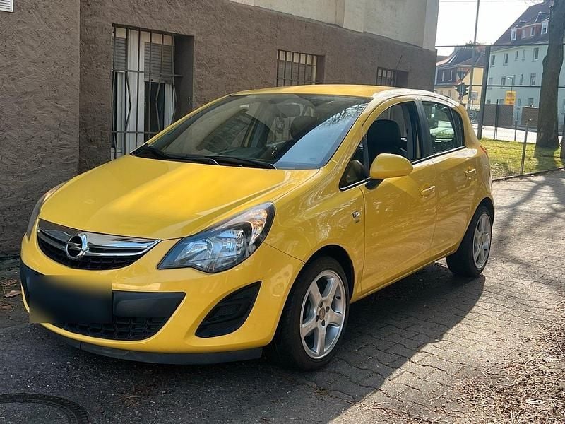 Gebraucht Opel Corsa 87 PS (63 kW) 2014 Gelb Kleinwagen