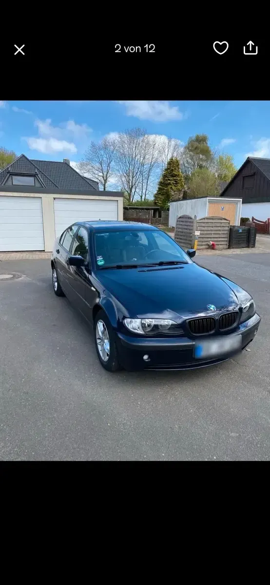 Gebraucht BMW 316 116 PS (85 kW) 2005 Blau Kleinwagen