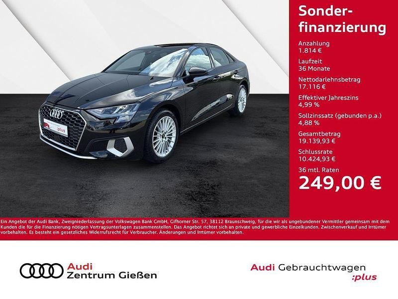 Schwarz Gebraucht 2021 Audi A3 Advanced Limousine | 18.930 € (Guter Preis) - Bild 1/4