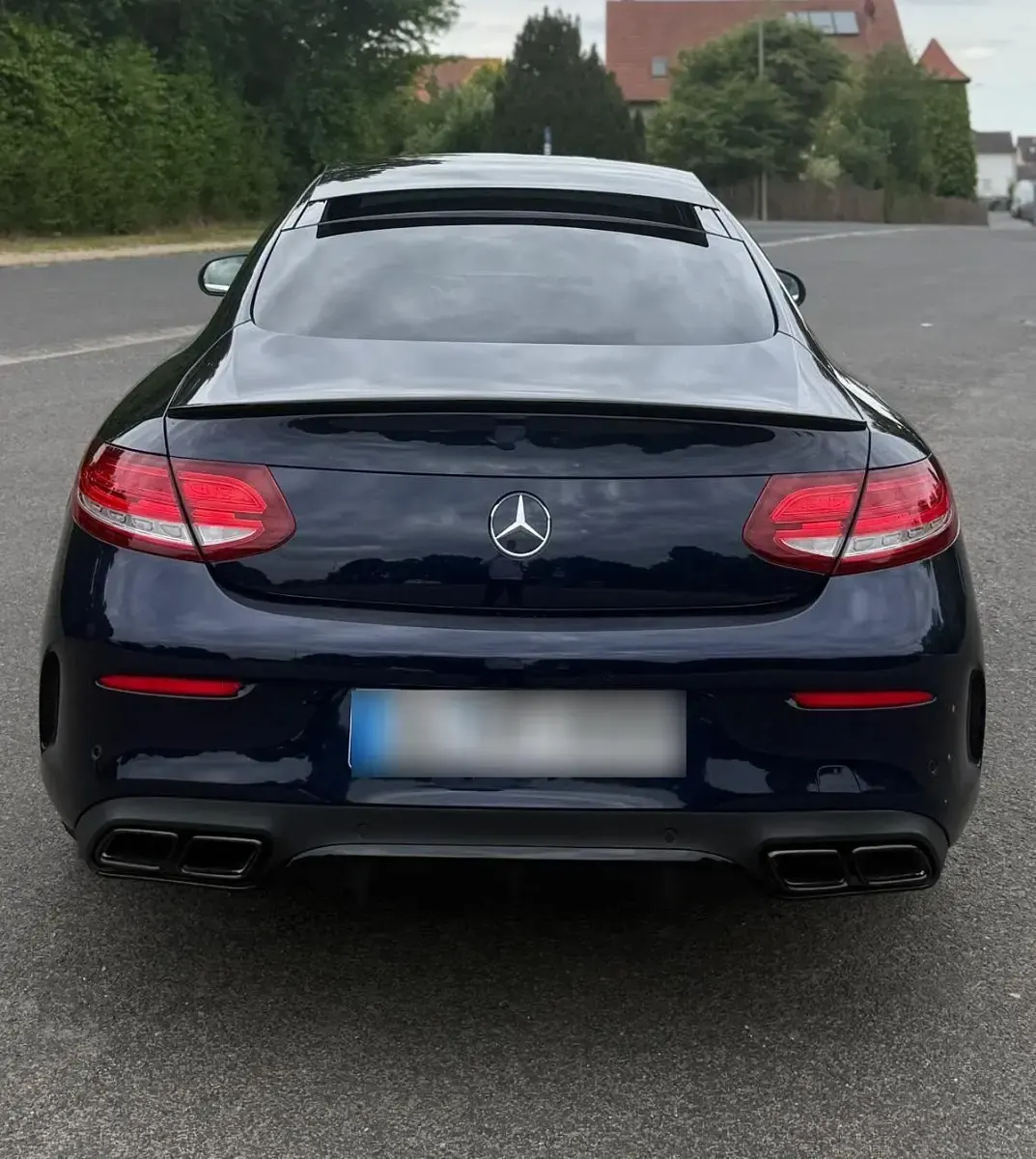 Gebraucht Mercedes C400 AMG line 333 PS (244 kW) 2017 Blau Coupé