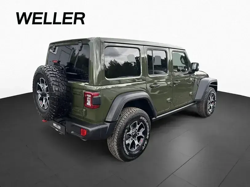 Gebraucht Jeep Wrangler Unlimited Rubicon 272 PS (200 kW) 2022 Grün SUV