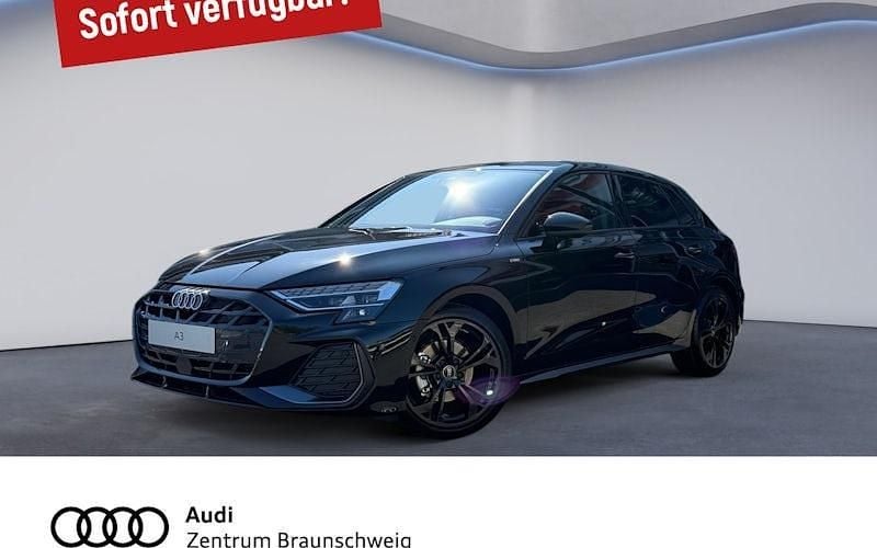 Mythosschwarz metallic Neu 2025 Audi A3 Sportback S-Line Limousine | 35.990 € (Superpreis) - Bild 1/4