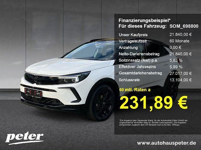 Lack weiss banquise/deckende l Gebraucht 2023 Opel Grandland X GS Line SUV | 21.840 € (Guter Preis) - Bild 1/4
