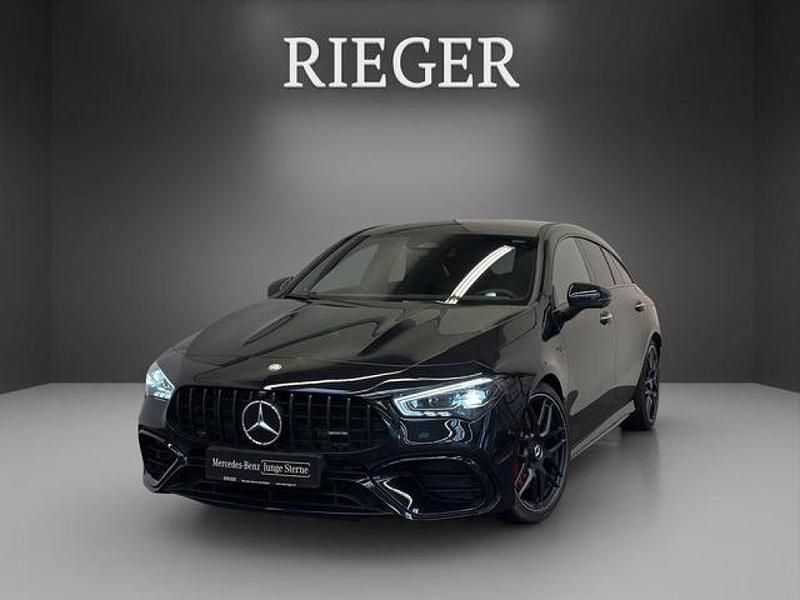 Metalliclack kosmosschwarz (metallic) Gebraucht 2024 Mercedes CLA45 AMG AMG Kombi | 56.809 € (Fairer Preis) - Bild 1/4