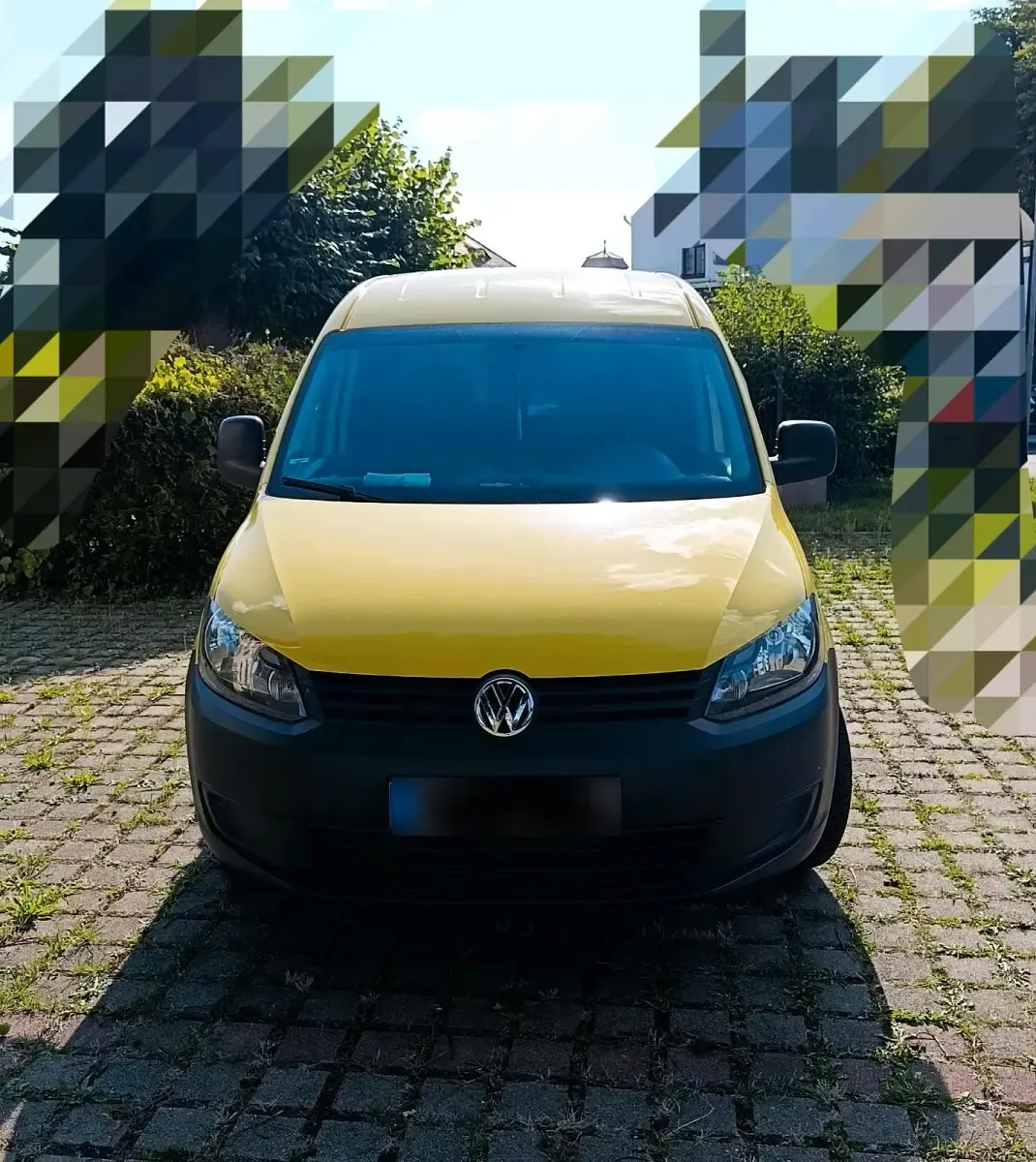 Gebraucht VW Caddy Maxi 102 PS (75 kW) 2014 Gelb Van / Kleinbus