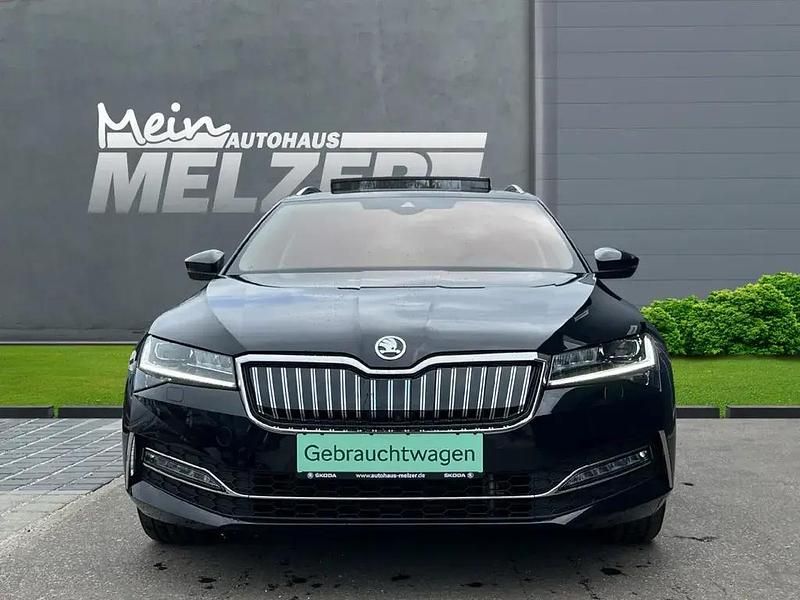 Gebraucht Skoda Superb Style 156 PS (114 kW) 2020 Schwarzmagic perleffekt Kombi