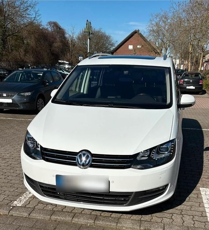 Gebraucht VW Sharan Highline 184 PS (135 kW) 2017 Weiß Van / Kleinbus