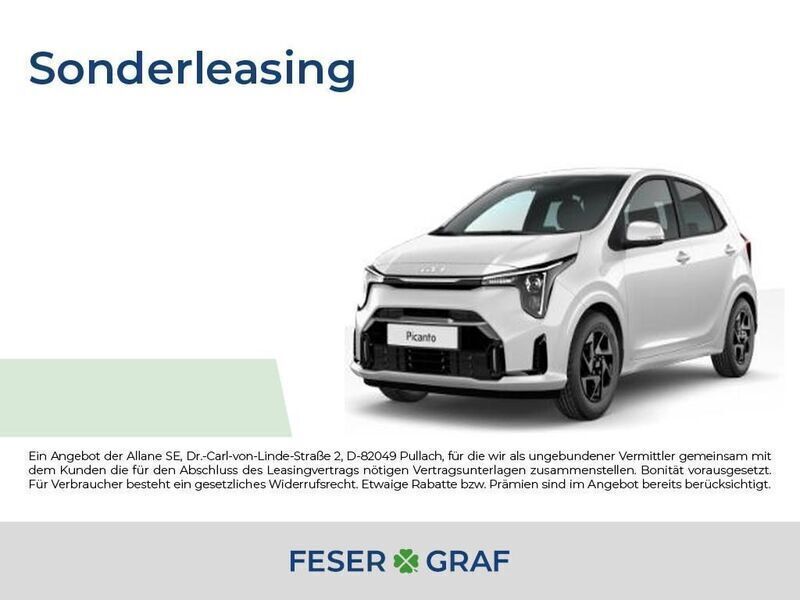 Weiß (weiss) Neu 2025 Kia Picanto Vision Kleinwagen | 16.850 € (Fairer Preis) - Bild 1/4