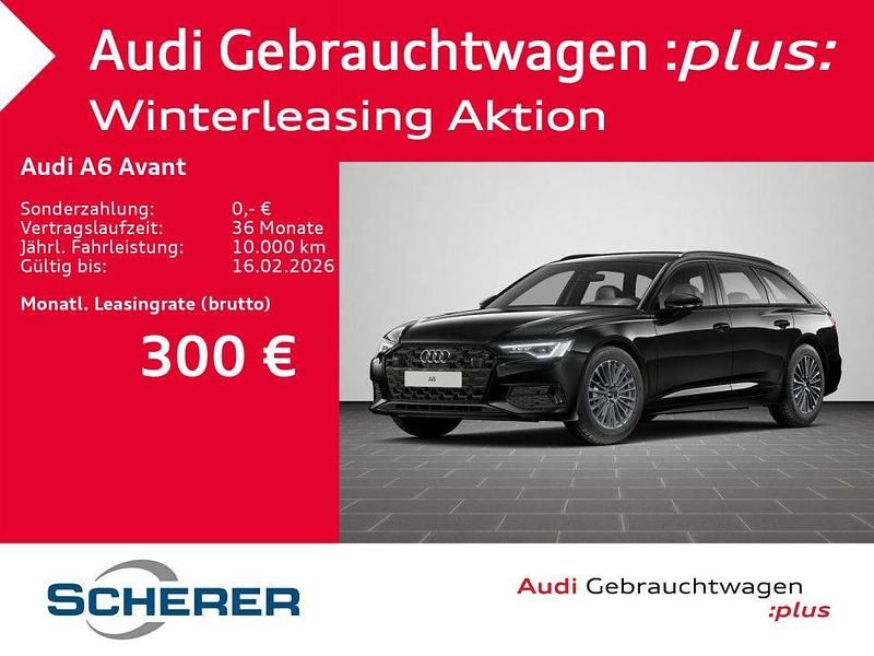 Mythosschwarz metallic (metallic) Gebraucht 2025 Audi A6 Ambiente Kombi | 44.590 € (Fairer Preis) - Bild 1/2