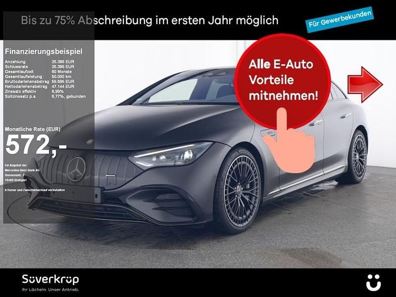 Grau manufaktur magno lack manufaktur graphitgrau magno Gebraucht 2024 Mercedes EQE AMG 53 AMG Limousine | 72.530 € (Fairer Preis) - Bild 1/2