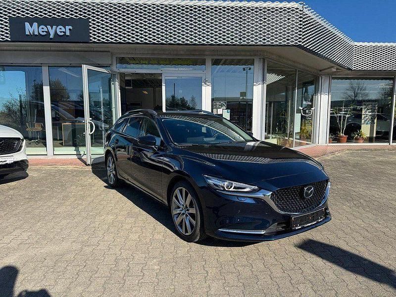 Gebraucht Mazda 6 Exclusive-Line 194 PS (142 kW) 2024 Deep crystal blue (metallic) Kombi