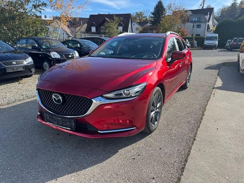 Rot Gebraucht 2020 Mazda 6 Exclusive-Line Kombi | 12.900 € (Superpreis) - Bild 1/4
