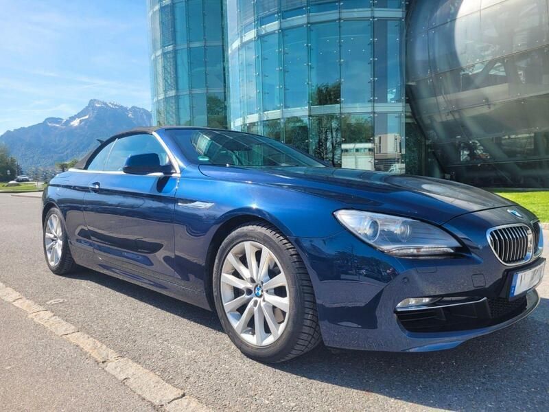 Blau Gebraucht 2011 BMW 640 Cabriolet Performance Cabrio | 22.999 € (Fairer Preis) - Bild 1/4