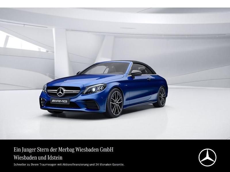 Brilliantblau Gebraucht 2020 Mercedes C43 AMG AMG Cabrio | 54.380 € (Etwas zu teuer) - Bild 1/4