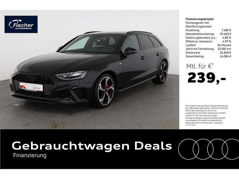 Mythosschwarz metallic Gebraucht 2024 Audi A4 Competition Kombi | 36.940 € (Guter Preis) - Bild 1/4