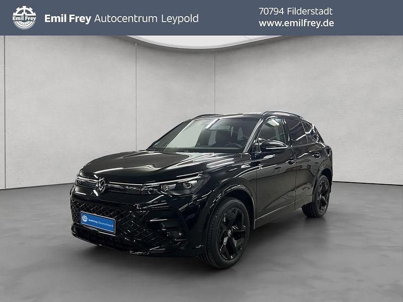 Grenadillschwarz metallic Gebraucht 2025 VW Tiguan R-line SUV | 49.890 € (Fairer Preis) - Bild 1/4