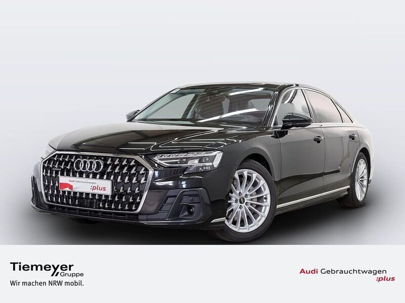 Mythosschwarz metallic Gebraucht 2023 Audi A8L Ambiente Limousine | 64.950 € (Superpreis) - Bild 1/4