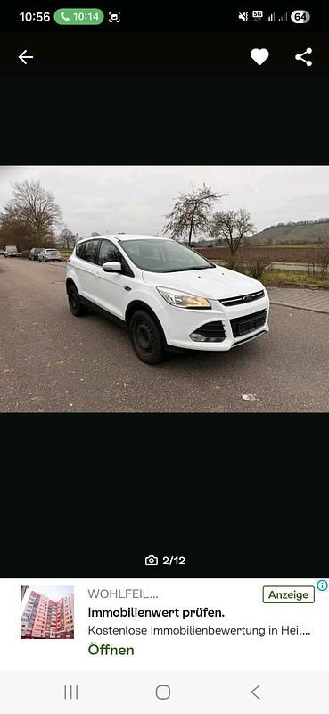 Gebraucht Ford Kuga Trend 120 PS (88 kW) 2016 Weiß SUV