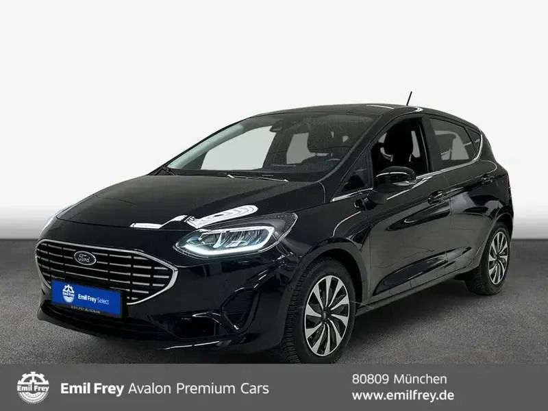 Agate black metallic Gebraucht 2022 Ford Fiesta Titanium X Kleinwagen | 19.749 € (Fairer Preis) - Bild 1/4
