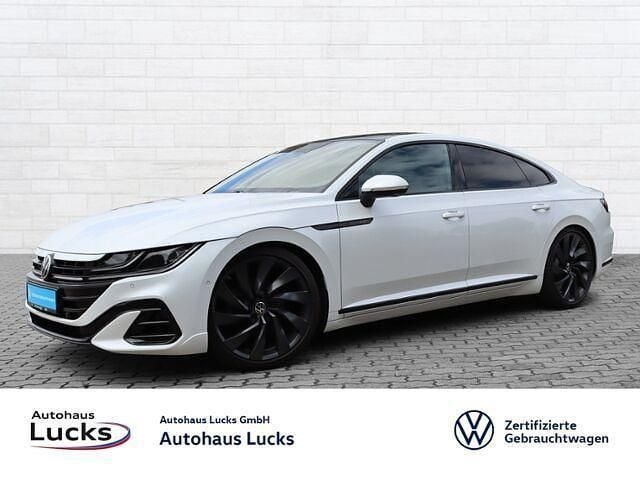 Oryxweiß perleffekt (metallic) Gebraucht 2021 VW Arteon R-line Coupé | 32.934 € (Fairer Preis) - Bild 1/4