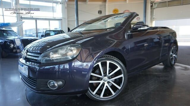 Violett metallic Gebraucht 2011 VW Golf Cabriolet Cabrio | 11.850 € - Bild 1/4