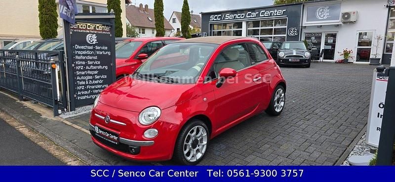 Gebraucht Fiat 500C Lounge 69 PS (50 kW) 2014 Rot rosso sfrontato/argilla/pa Cabrio