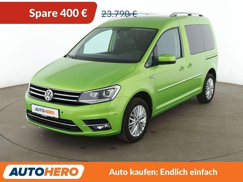 Gebraucht VW Caddy Highline 125 PS (91 kW) 2018 Grün Van / Kleinbus