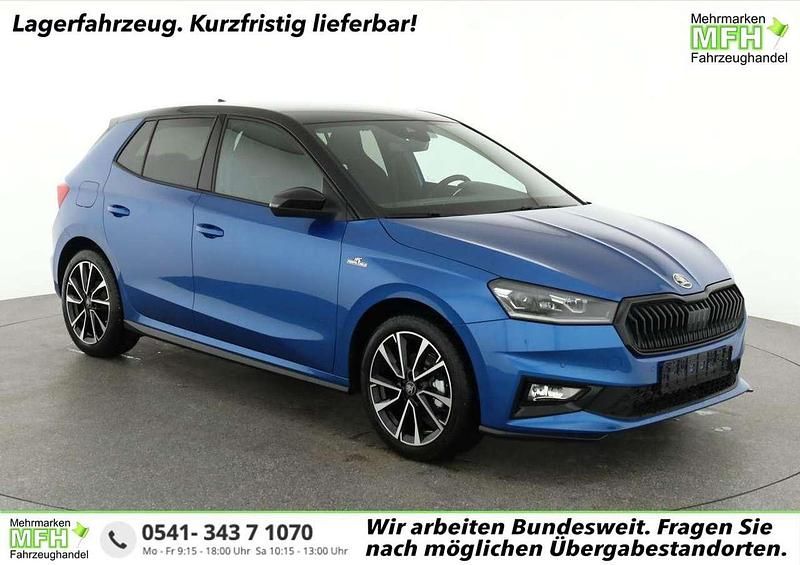 Neu Skoda Fabia Monte Carlo 116 PS (85 kW) 2025 Race blau metallic/ dach... Limousine