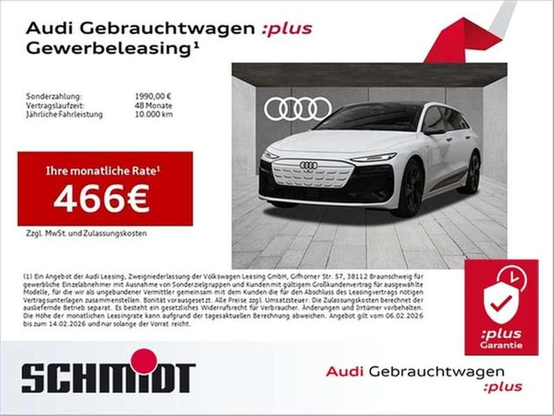 Gletscherweiß metallic Gebraucht 2025 Audi A6 e-tron S-Line Kombi | 65.840 € - Bild 1/3