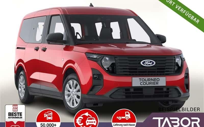 Rot Neu 2025 Ford Tourneo Courier Trend Van / Kleinbus | 23.388 € (Superpreis) - Bild 1/4