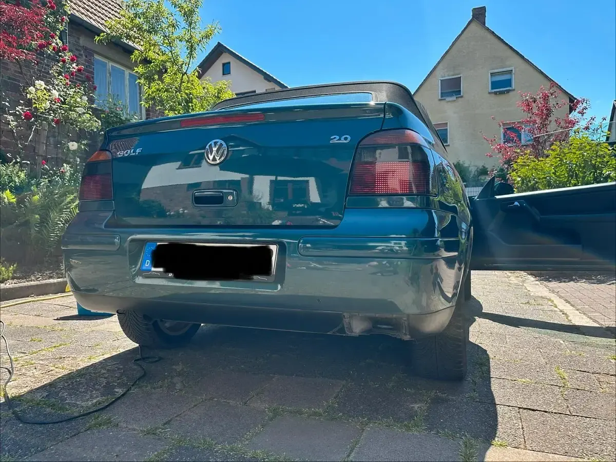 Używany VW Golf 116 KM (85 kW) 2002 Niebieski Kabriolet