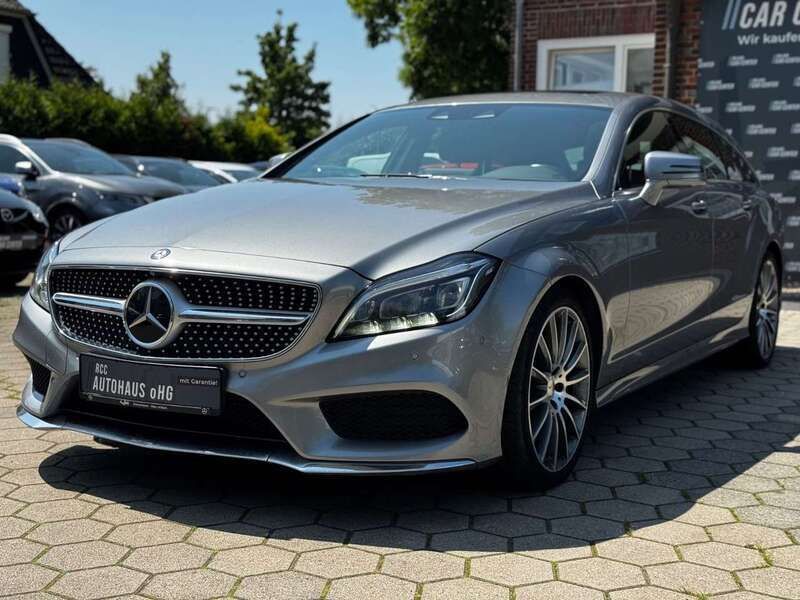 Palladiumsilber metalliclack Gebraucht 2015 Mercedes CLS350 AMG Kombi | 21.440 € (Guter Preis) - Bild 1/4
