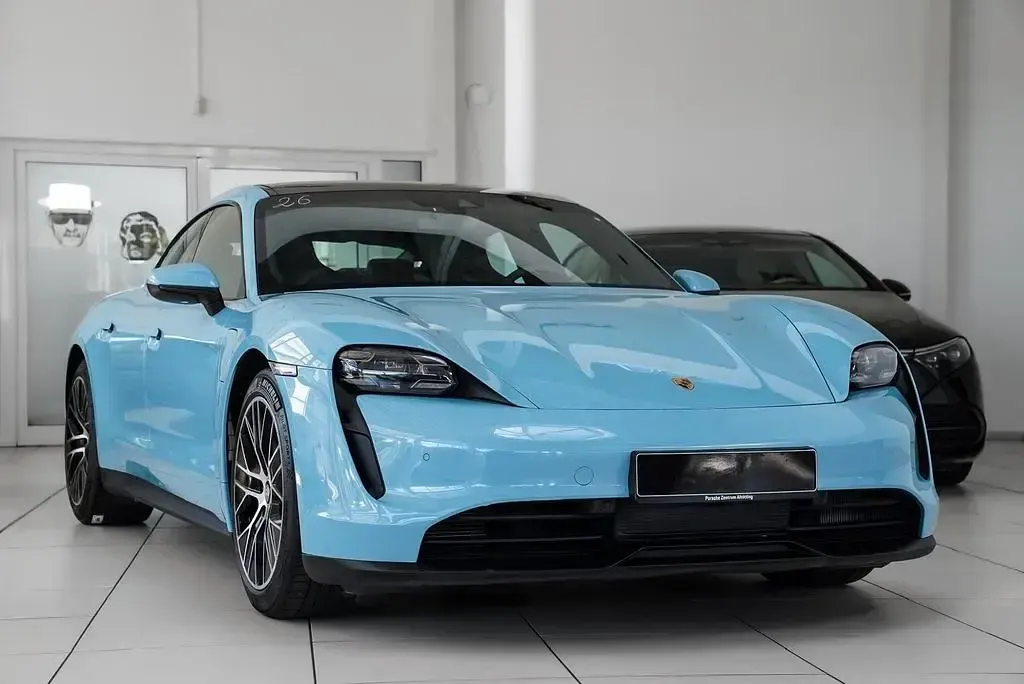 Gebraucht Porsche Taycan 4S 419 kW (571 PS) 2021 Blau Limousine