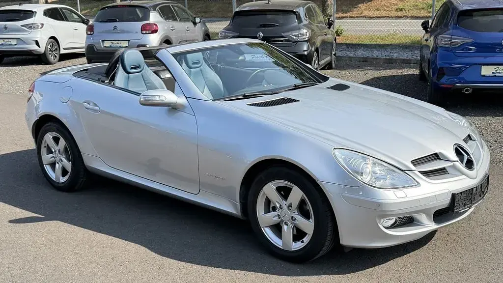 Gebraucht Mercedes SLK200 163 PS (119 kW) 2005 Silber Cabrio
