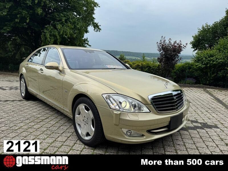 Gold gold metallic Gebraucht 2006 Mercedes S600 Limousine | 29.900 € - Bild 1/4