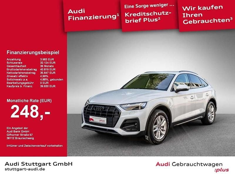 Gletscherweiß metallic Gebraucht 2023 Audi Q5 Sportback Advanced Plus SUV | 39.830 € (Guter Preis) - Bild 1/2