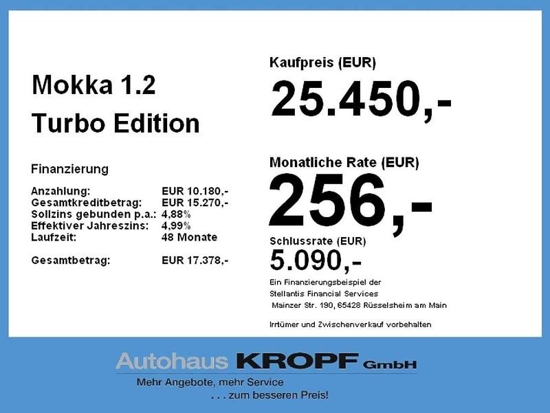 Neu Opel Mokka Edition 131 PS (96 kW) 2025 Schwarz SUV