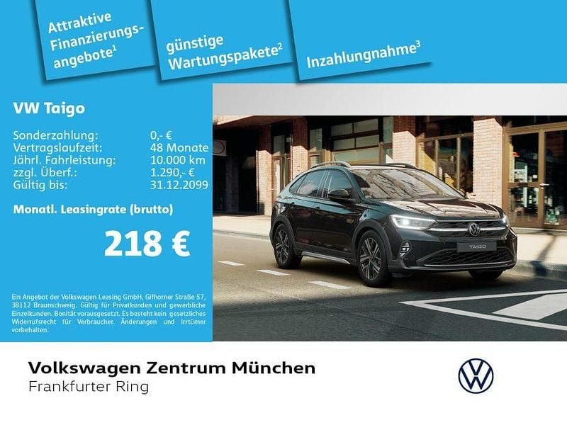 Schwarz Gebraucht 2025 VW Taigo Style SUV | 22.981 € (Guter Preis) - Bild 1/3